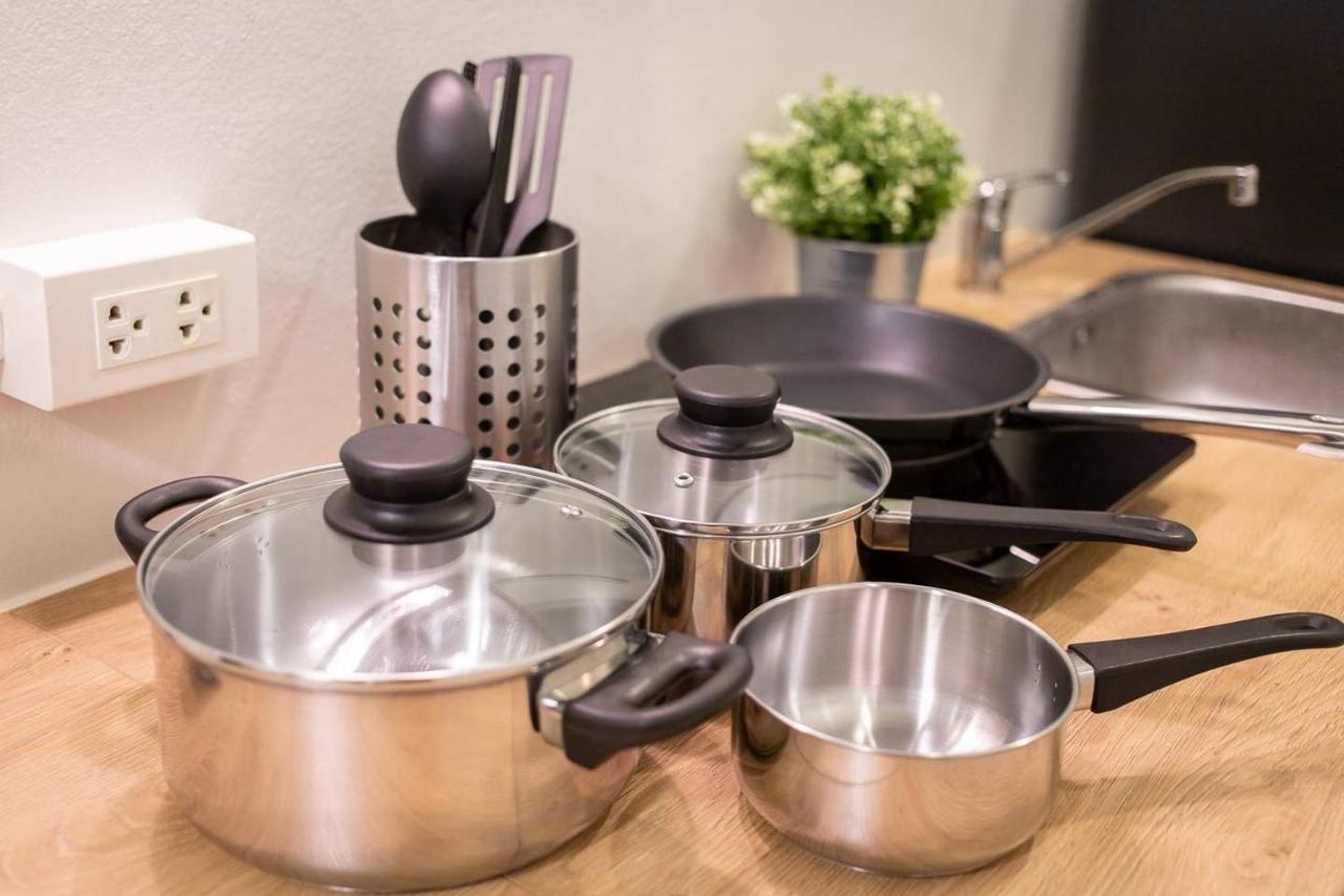 U3 Large 2 Bedroom Full Kitchen Near Bts Udomsuk バンコク都 エクステリア 写真